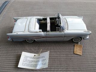 Franklin 1957 Pontiac Bonneville 1/24 Scale Diecast Model