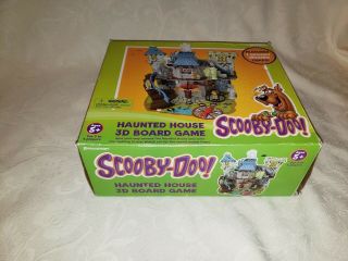 SCOOBY - DOO Haunted House 3D Board Game - 2007 Pressman WB 2