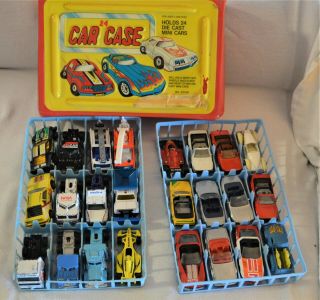 Hot Wheels Assorted 1:64 Die Cast Cars In A Carrying Case