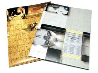 Star Wars Miniatures Grid Map 2pk Christophsis,  Imperial Base (wotc,  2004 - 2009)