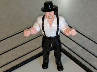 Big Bubba Rogers 1996 Osftm Wcw Wrestling Figure Big Bossman White Shirt/hat