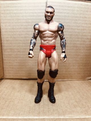 Wwe Wrestling Mattel 2011 Action Figure - - Randy Orton Red Trunks