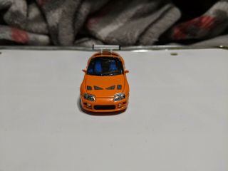 1995 Orange Toyota Supra The Fast And The Furious Scale 1/64