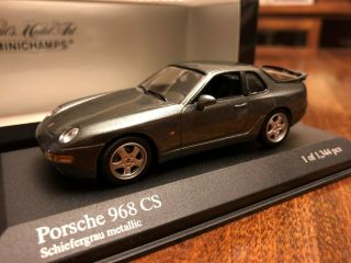 1/43 Minichamps Porsche 968 Club Sport (cs) - 1993 - Grey Metallic
