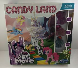 Candy Land: My Little Pony The Movie Edition - Hasbro Board Game - Complete