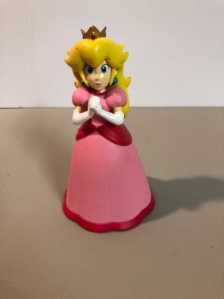 Mario Bros.  Princess Peach Doll Pvc Plastic Figure Toy 5.  5 "