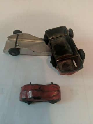 Vintage Barclay Toy Car Carrier Auto Transport w/ 1 cars 3