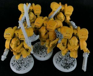 Assault Squad X5 - Imperial Fists - Space Marines - Warhammer 40k