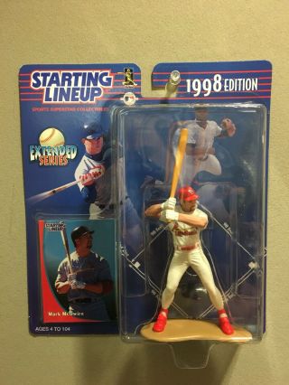 Starting Lineup 1998 Baseball Extended Mark Mcgwire 4,  " Action Figure (2x)