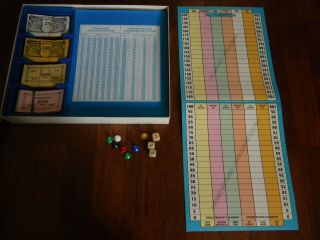 Vintage STOCK TICKER Board Game Copp Clark Games Canada COMPLETE 3