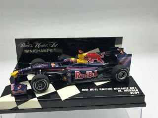 1/43 Minichamps 2009 Red Bull F1 Rb5 Mark Webber 400090014