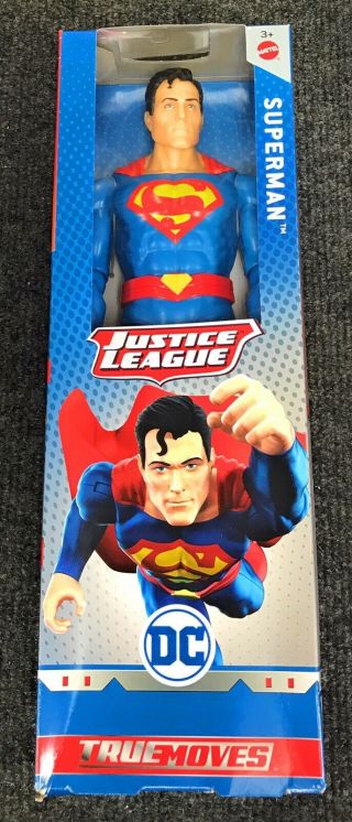 Dc Comics Justice League Superman True Moves 12 Inch Action Figure 410