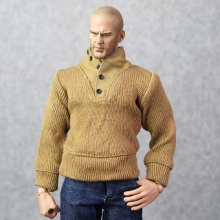 Sweater Outfit Coat For 1/6 Scale Male 12 " Action Figure 1:6 Model Ht Etc.  Toy