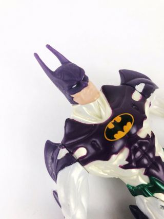 1997 Legends of the Dark Knight Bat Attack Batman Purple Kenner Action Figure 2
