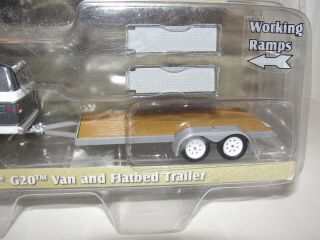 Greenlight hitch and tow Series 3 1977 Chevy G 20 van flatbed trailer 3