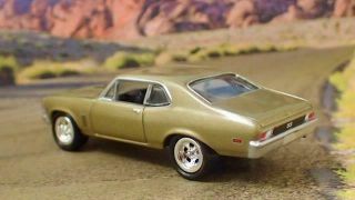 1969 69 Chevrolet Nova V - 8 Ss Sport Muscle Car 1/64 Scale Limited Edit M
