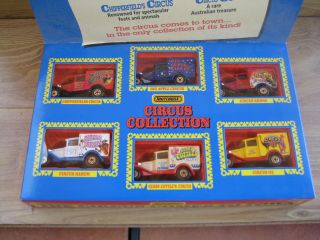 Matchbox Mb38 Ford Model A Vans The Circus Comes To Town Gift Set Of 6