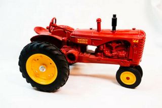 Vintage 1/16 Massey Harris 44 Red Toy Farm Tractor