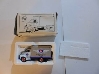 Alaska Airlines Cargo Ford C - 600 Diecast Straight Truck 1/34 Scale,  First Gear