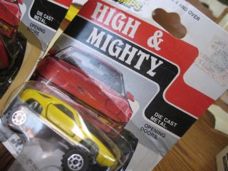 Road Champs High & Mighty (china) Yellow Porsche 928 Diecast 1:53 Nib