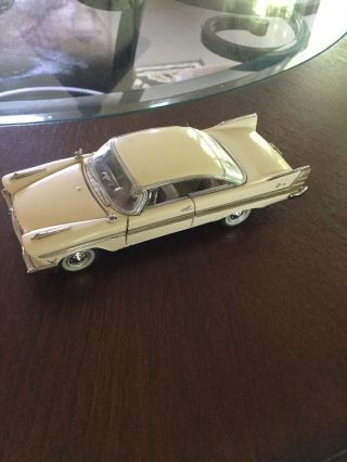 Franklin 1957 Plymouth Fury 1/43 Scale Die Cast (classic Cars Of The 50 