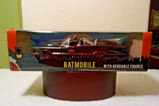 Toysmith Classic Batmobile With Bendable Batman And Robin Action Figures 2014