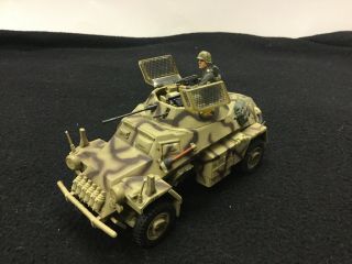 21st Century Toys 1/32 Ww2 German Sdkfz 222 Armoured Recon Car & Figure Browns
