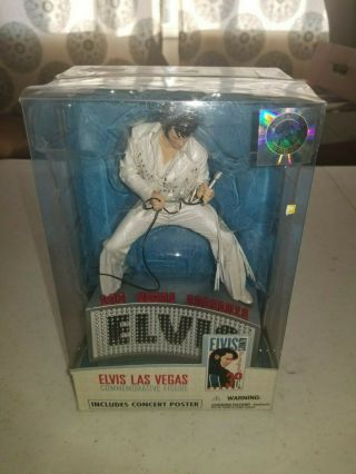 Mcfarlane Elvis Presley Las Vegas Commemorative Figure With Poster