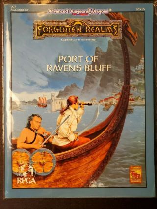 Tsr 9315 - Forgotten Realms Advanced Dungeons & Dragons Port Of Ravens Bluff 2e