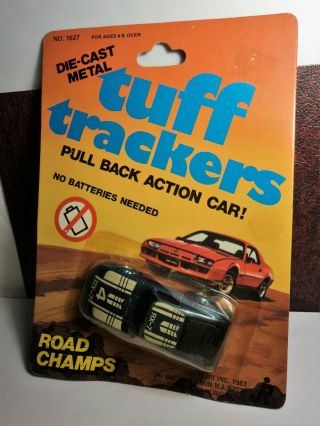 Road Champs Tuff Trackers 1:64 Mazda Rx - 7 1983 Nmibp Hong Kong Pull - Back 3 "