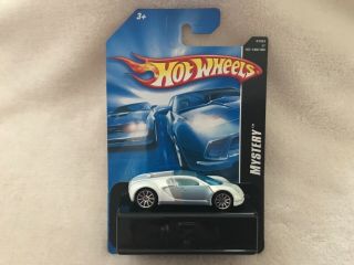 2007 Hot Wheels Mystery Bugatti Veyron Pearl White Open W/original Packaging