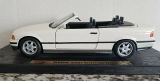 1993 Bmw 325i Convertible White Maisto 1:18 Scale Diecast Model Car No Box
