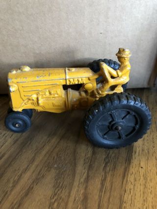 Vintage Slik Toys Metal Yellow Farm Tractor Mm Minneapolis Moline Diecast Toy