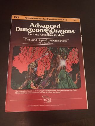 Ex2 The Land Beyond The Magic Mirror 9073 Dungeons And Dragons D&d Tsr Rpg Wotc