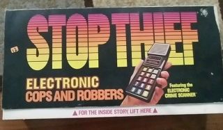 Stop Thief Electronic Cops And Robbers Board Game Parker Brothers 1979,