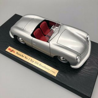 Maisto 1948 Porsche No.  1 Type 356 Roadster Silver Se 1:18 Diecast 31853