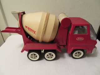 Vintage Red Tonka Gas Turbine Cement Mixer Truck Mound Minn 1960s? 16 "