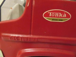 Vintage Red Tonka Gas Turbine Cement Mixer Truck Mound Minn 1960s? 16 