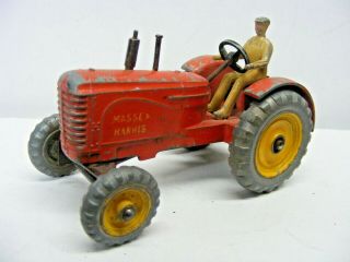 Dinky Toy 300 Massey Harris Red Tractor Vintage
