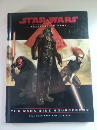 Star Wars The Dark Side Sourcebook D20 Rpg Wizards Of The Coast Roleplaying