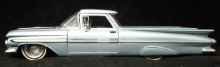 Vintage Jada Toys 1/24 Scale 1959 Chevrolet El Camino Blue Diecast Model