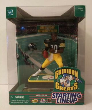 Hasbro 1999 Starting Lineup Kordell Stewart Gridiron Greats Pittsburgh Steelers