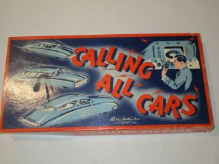 Calling All Cars Police Board Game By Parker Brothers -