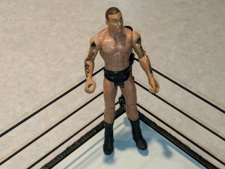 Randy Orton 2010 Mattel Wwe Wrestling Figure Black Trunks / Tattoos Rko