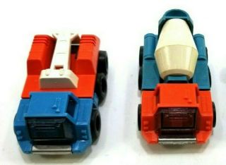 VINTAGE TONKA TOTES Tow Truck and Cement Mixer Blue & Red 3