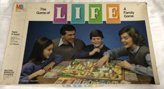 1985 The Game Of Life A Family Board Game By Milton Bradley Model 4000 Complete