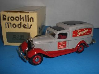 Brooklin Models Brk16 1936 Dodge Van Burma Shave Die Cast 1:43 Car Auto England