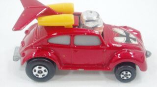 Vintage Matchbox Lesney Superfast No 11 Red Flying Bug Toy Car Vw