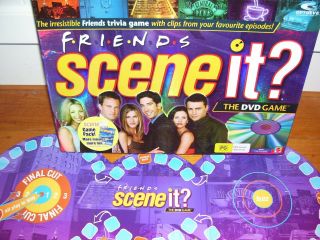 FRIENDS SCENE IT? The DVD Board Game.  Complete.  Mattel (2005). 3