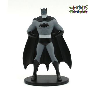 Batman Black And White 3.  75 " Pvc Mini Figure Series 1 Dick Sprang Sculpt